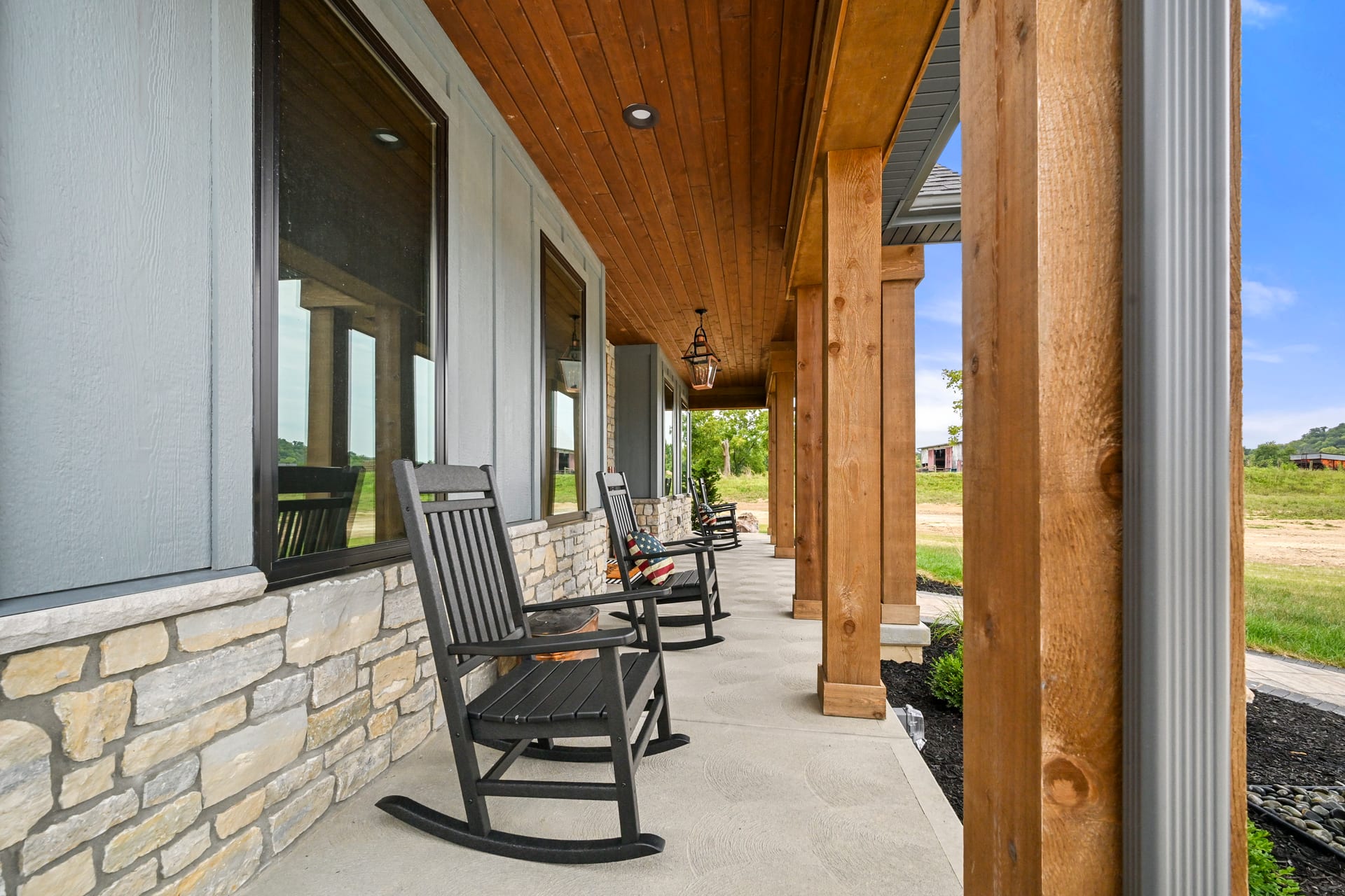 Completed custom home — Caudill Residence by JDC Construction