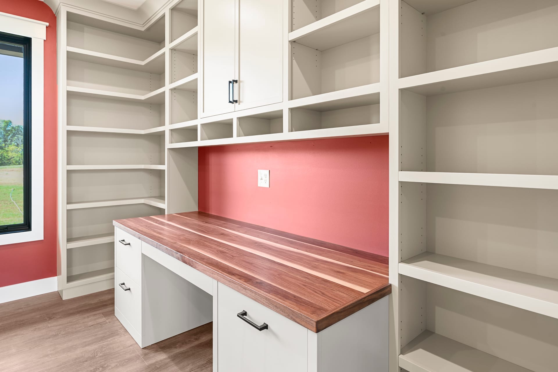 Dining area open to kitchen in Drouge remodel
