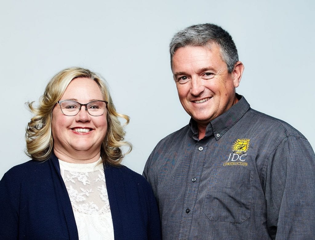 Jason and Lisa Cox, Owners of JDC Construction
